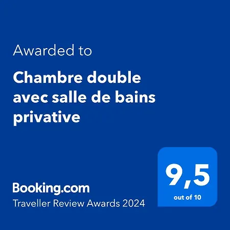 Chambre Double Avec Salle De Bains Privative Moyon Extérieur photo